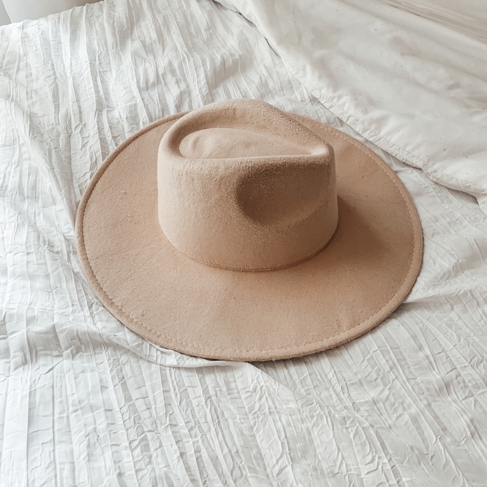 COPY - Widebrim Cream Boho Hat